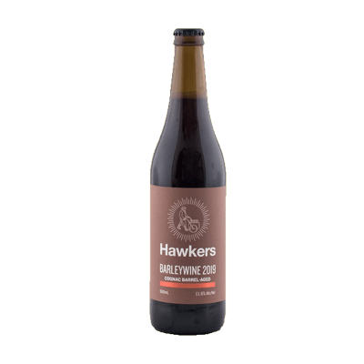 Hawkers Cognac Barrel Aged - Barleywine 2019 (1 Limit) Single Craft Beer Hawkers Beer