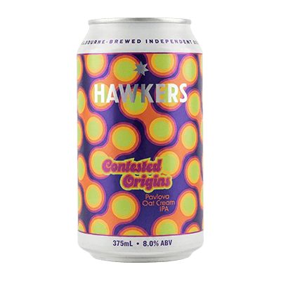 Hawkers Contested Origins Oatcream IPA 375ml Can Craft Beer Hawkers Beer