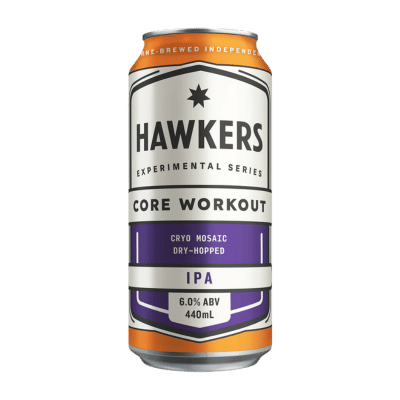 Hawkers Core Workout Cryo Mosaic DH IPA 440ml Can Craft Beer Hawkers Beer