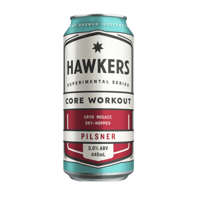 Hawkers Core Workout Cryo Mosaic DH Pilsner 440ml Can Craft Beer Hawkers Beer