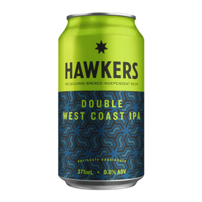 Hawkers Double West Coast IPA 375ml Can Craft Beer Hawkers Beer