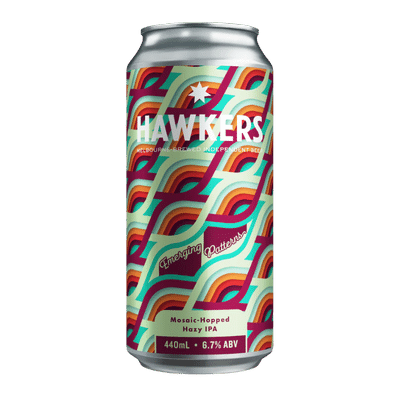 Hawkers Emerging Patterns Mosaic-Hopped Hazy IPA 440ml Can Craft Beer Hawkers Beer