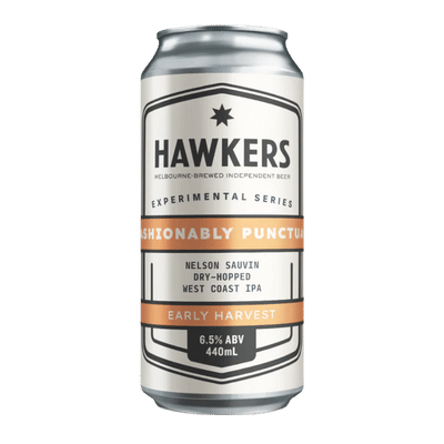 Hawkers Fashionably Punctual Early Harvest WCIPA 440ml Can Craft Beer Hawkers Beer