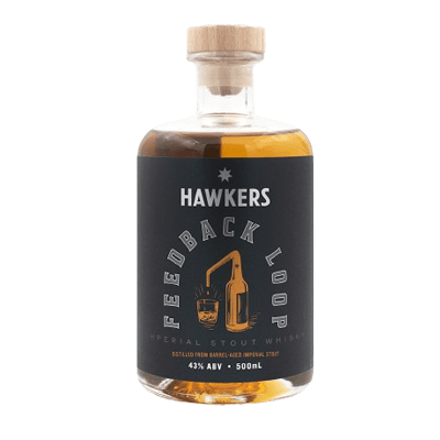 Hawkers Feedback Loop Imperial Stout Whisky 500ml Bottle Craft Beer Hawkers Beer