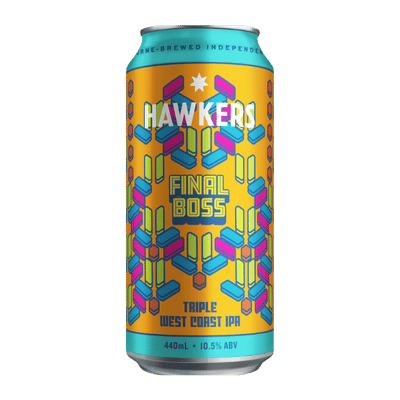 Hawkers Final Boss Triple WCIPA 440ml Can Craft Beer Hawkers Beer