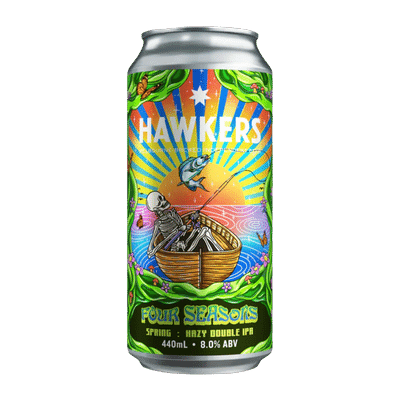 Hawkers Four Seasons Spring Hazy Double IPA 440ml Can Craft Beer Hawkers Beer