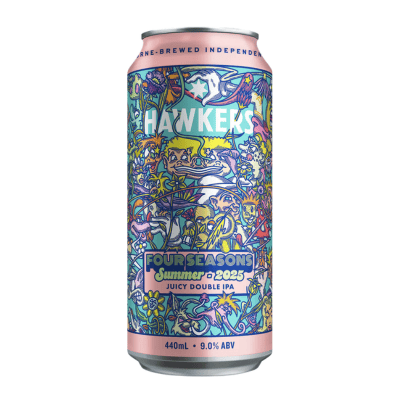 Hawkers Four Seasons Summer 2025 Juicy Double IPA 440ml Can Craft Beer Hawkers Beer