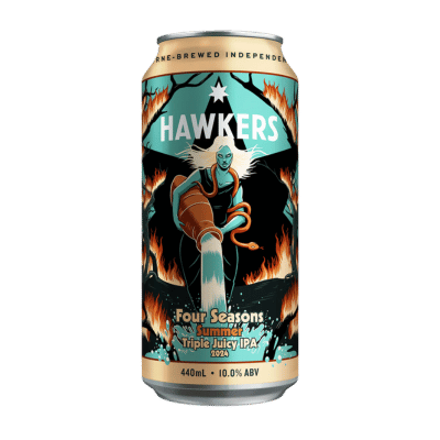 Hawkers Four Seasons Summer Triple Juicy IPA 440ml Can Craft Beer Hawkers Beer