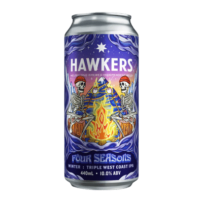 Hawkers Four Seasons Winter Triple West Coast IPA 440ml Can Craft Beer Hawkers Beer