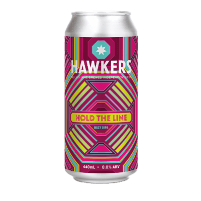 Hawkers Hold The Line Hazy DIPA 440ml Can Craft Beer Hawkers Beer