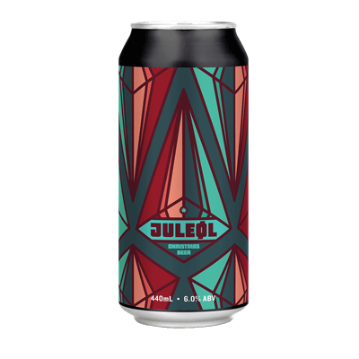 Hawkers Juleol Danish Christmas Beer Blueberry and Juniper Dark Lager 440ml Can Craft Beer Hawkers Beer