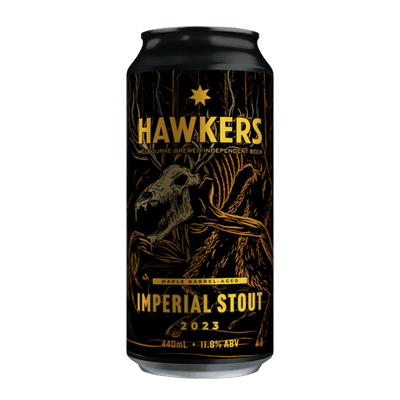 Hawkers Maple Barrel Aged Imperial Stout 2023 440ml Can Craft Beer Hawkers Beer