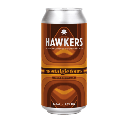 Hawkers Nostalgic Tones Imperial Brown Ale 440ml Can Craft Beer Hawkers Beer