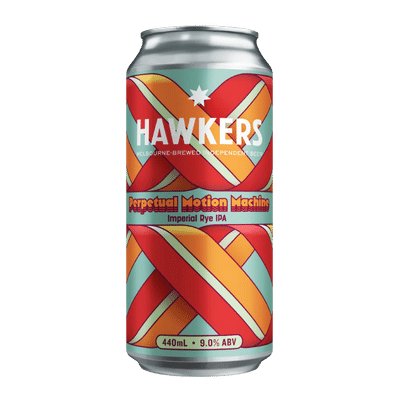 Hawkers Perpetual Motion Machine Imperial Rye IPA 440ml Can Craft Beer Hawkers Beer