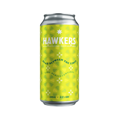 Hawkers Read Between the Limes Lime Berliner Weisse 440ml Can Craft Beer Hawkers Beer