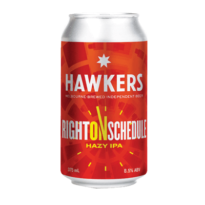 Hawkers Right On Schedule Hazy IIPA Craft Beer Hawkers Beer