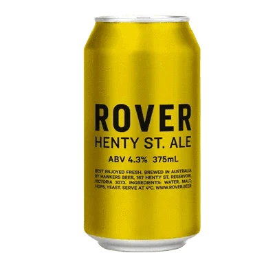 Hawkers Rover Henty Street Ale Craft Beer Hawkers Beer
