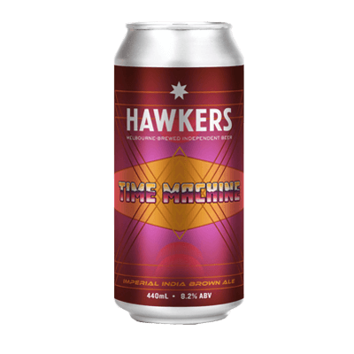 Hawkers Time Machine Imperial India Brown Ale 440ml Can Craft Beer Hawkers Beer