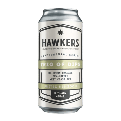 Hawkers Trio of Dips UK-Grown Cascade WCIPA 440ml Can Craft Beer Hawkers Beer