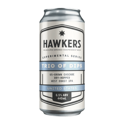 Hawkers Trio of Dips US-Grown Cascade WCIPA 440ml Can Craft Beer Hawkers Beer