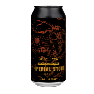 Hawkers Whiskey Barrel Aged Imperial Stout 2021 Chocolate Edition Craft Beer Hawkers Beer
