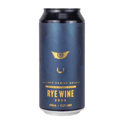 Hawkers Willett Family Estate Bourbon Barrel-Aged Rye Wine 2023 440ml Can Craft Beer Hawkers Beer