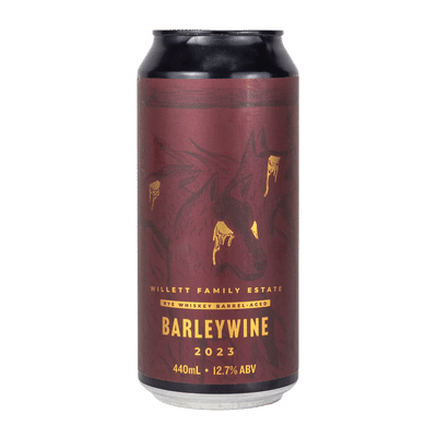 Hawkers Willett Family Estate Rye Whiskey Barrel-Aged Barleywine 2023 440ml Can Craft Beer Hawkers Beer