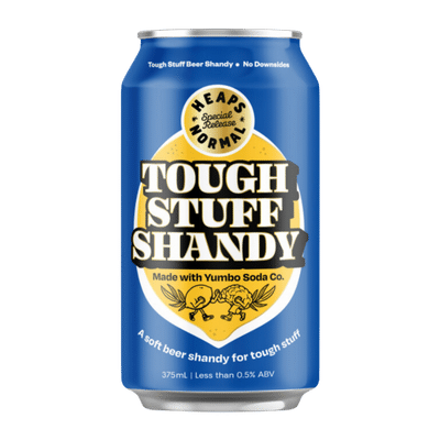 Heaps Normal x Yumbo Soda Co Tough Stuff Shandy 375ml Can Craft Beer Heaps Normal
