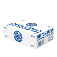 Hiatus Premium Lager Pack of 24 Sans Drinks Bundle Hiatus Beers