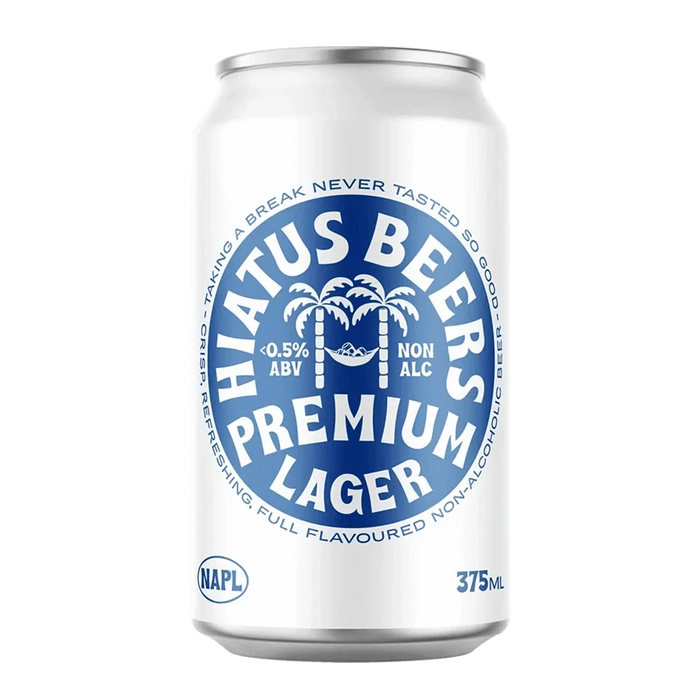 Hiatus Premium Lager Single Sans Drinks Bundle Hiatus Beers