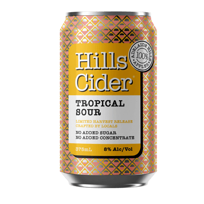 Hills Cider Tropical Imperial Cider Sour Cider Dozen Core The Hills Cider Company