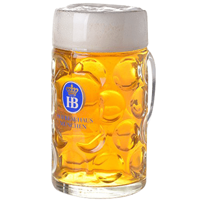 Hofbrau 1 Litre Stein Glassware Hofbrau