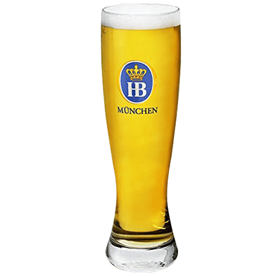 Hofbrau Munchen Wheat Beer Glass 500ml Glassware Hofbrau