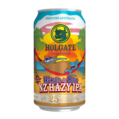 Holgate Hazed As Bro NZ Hazy IPA 375ml Can Craft Beer Holgate Brewhouse