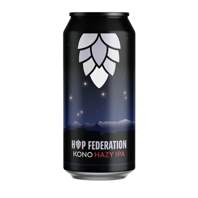Hop Federation KONO Hazy IPA 440ml Can Craft Beer Hop Federation Brewery