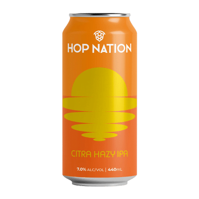 Hop Nation Citra Hazy IPA 440ml Can Craft Beer Hop Nation Brewing Co
