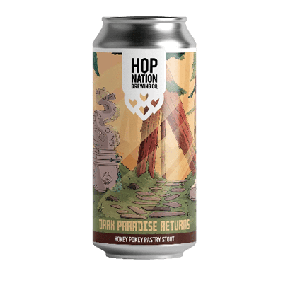 Hop Nation Dark Paradise Returns Hokey Pokey Pastry Stout 440ml Can Craft Beer Hop Nation Brewing Co