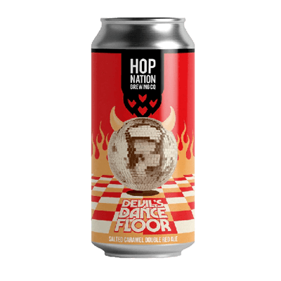 Hop Nation Devil's Dance Floor Salted Caramel Double Red Ale 440ml Can Craft Beer Hop Nation Brewing Co