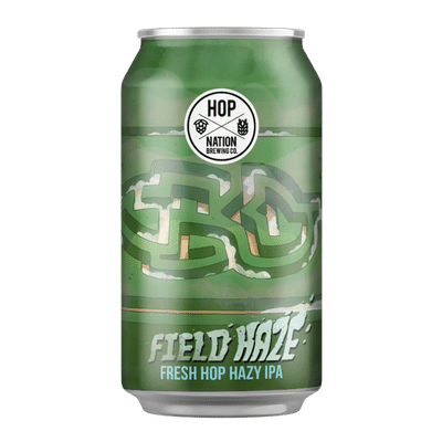 Hop Nation Field Haze Fresh Hop IPA 375ml Can Craft Beer Hop Nation Brewing Co