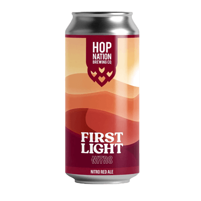 Hop Nation First Light Nitro Red Ale 440ml Can Craft Beer Hop Nation Brewing Co