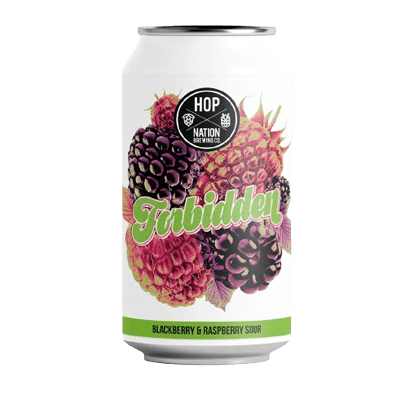 Hop Nation Forbidden Blackberry & Raspberry Sour 375ml Can Craft Beer Hop Nation Brewing Co