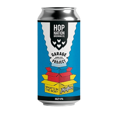 Hop Nation & Garage Project Collaboration What's In The Box Hazy IPA 440ml Can Craft Beer Hop Nation Brewing Co