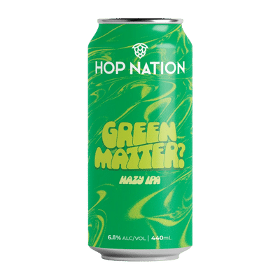 Hop Nation Green Matter? Hazy IPA 440ml Can Craft Beer Hop Nation Brewing Co
