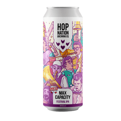 Hop Nation Max Capacity Festival IPA 440ml Can Craft Beer Hop Nation Brewing Co
