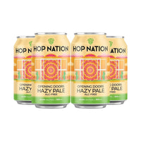 Hop Nation Opening Doors Hazy Pale Ale Pack of 4 Sans Drinks Bundle Hop Nation Brewing Co
