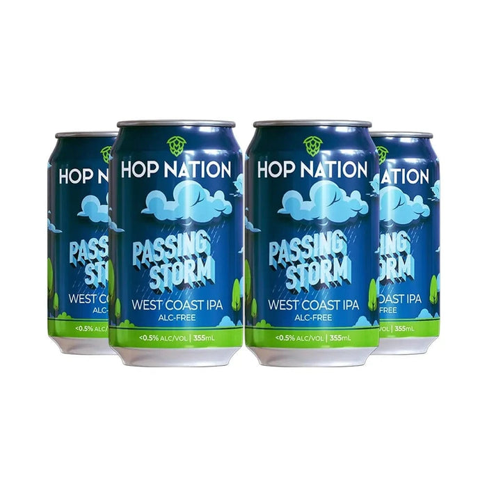 Hop Nation Passing Storm WCIPA 4x355mls Sans Drinks Bundle Hop Nation Brewing Co
