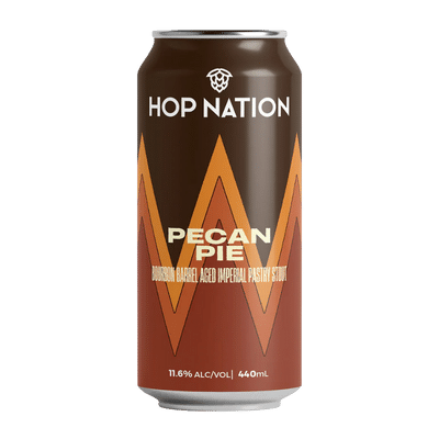 Hop Nation Pecan Pie BBA Imperial Pastry Stout 440ml Can Craft Beer Hop Nation Brewing Co