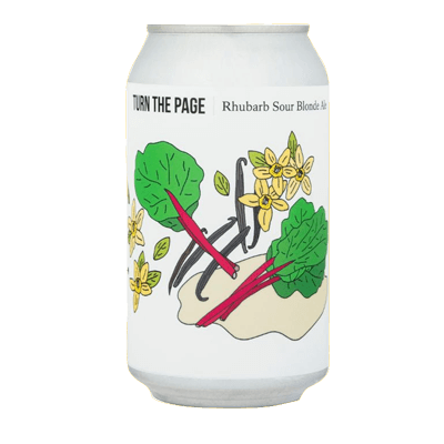 Hop Nation Site Turn the Page Rhubarb and Vanilla Sour Single Hop Nation Brewing Co