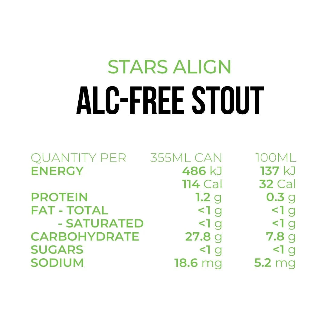 Hop Nation Stars Align Non-Alc Stout Sans Drinks Bundle Hop Nation Brewing Co