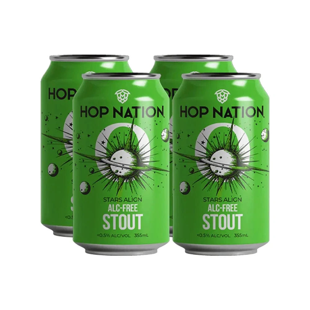 Hop Nation Stars Align Non-Alc Stout Sans Drinks Bundle Hop Nation Brewing Co
